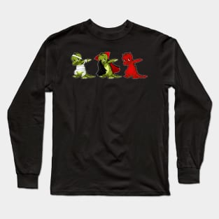 Dinosaur Dabing Horror Halloween T-shirt Long Sleeve T-Shirt